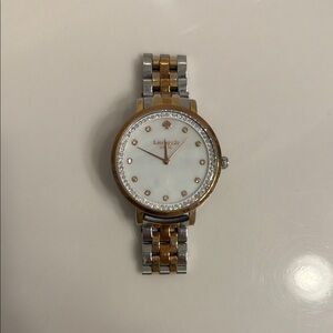 Kate Spade Two-Tone Watch with White Dial